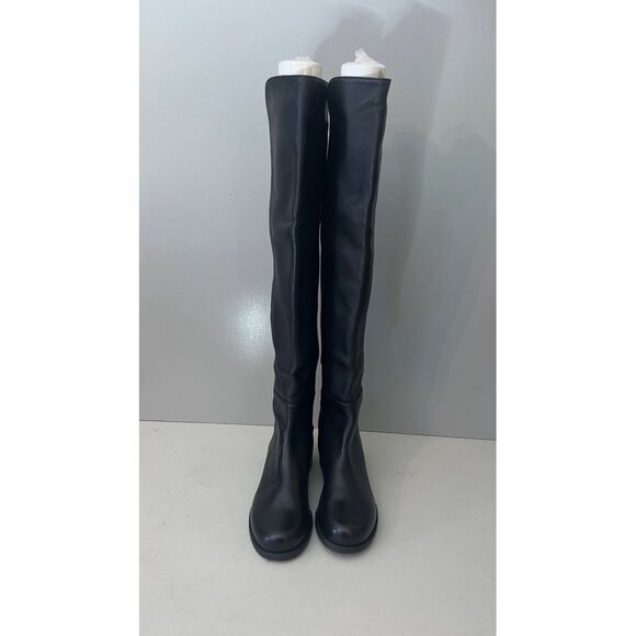 NWOT $850  Stuart Weitzman 5050 Black OTK Boots Size 5.5 - Picture 4 of 8